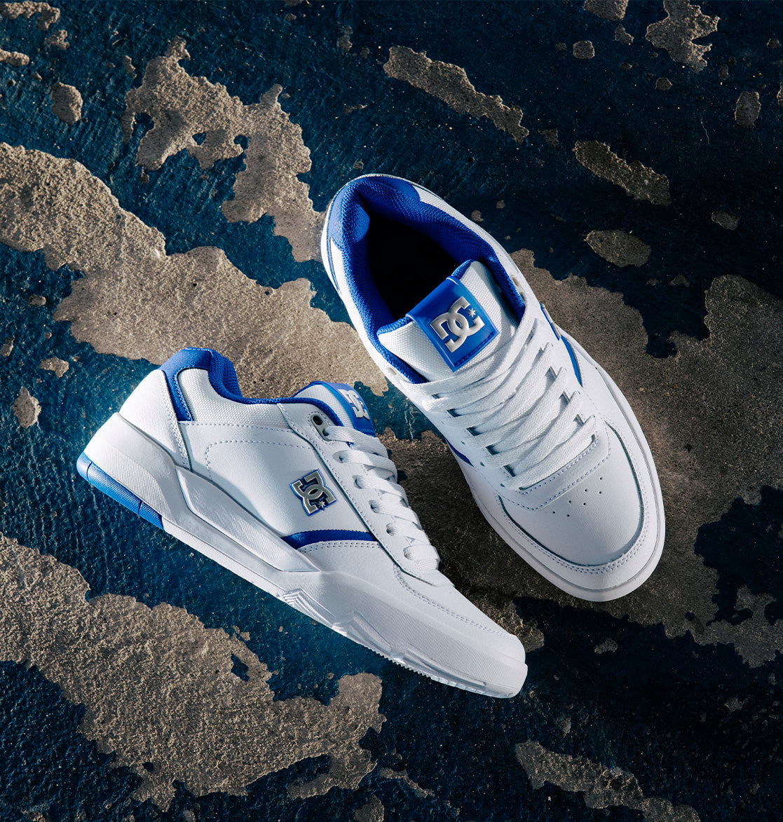 Men's Fractal Skate Shoes - White/Blue | DC Shoes
