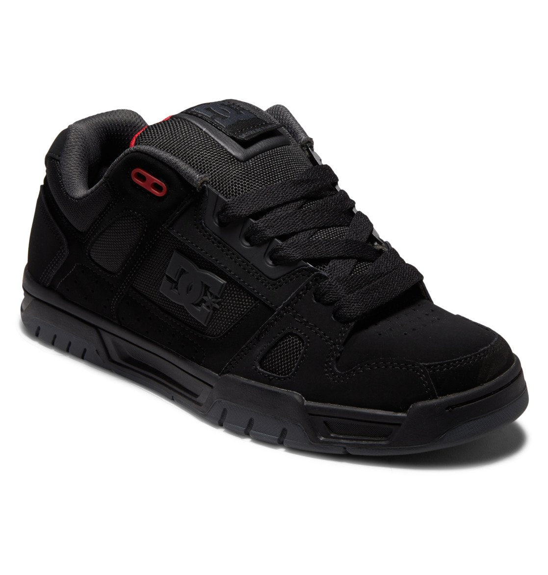 Men's Stag Shoes - Black/Grey/Red | DC Shoes
