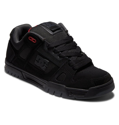 Men's Stag Shoes - Black/Grey/Red | DC Shoes
