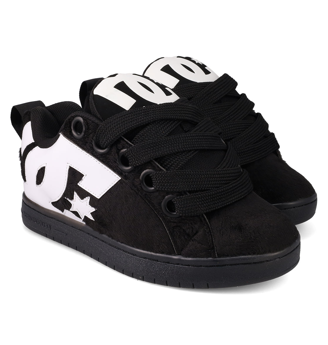 Men's Court Graffik Puff Shoes - Black/White | DC Shoes