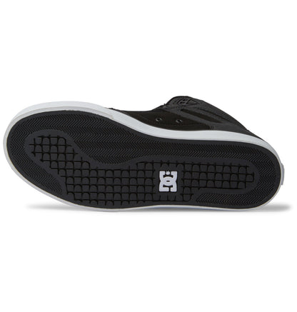 Men's Pure High-Top Shoes - Black/Black/White | DC Shoes