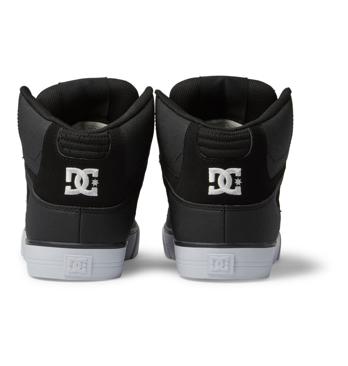 Men's Pure High-Top Shoes - Black/Black/White | DC Shoes