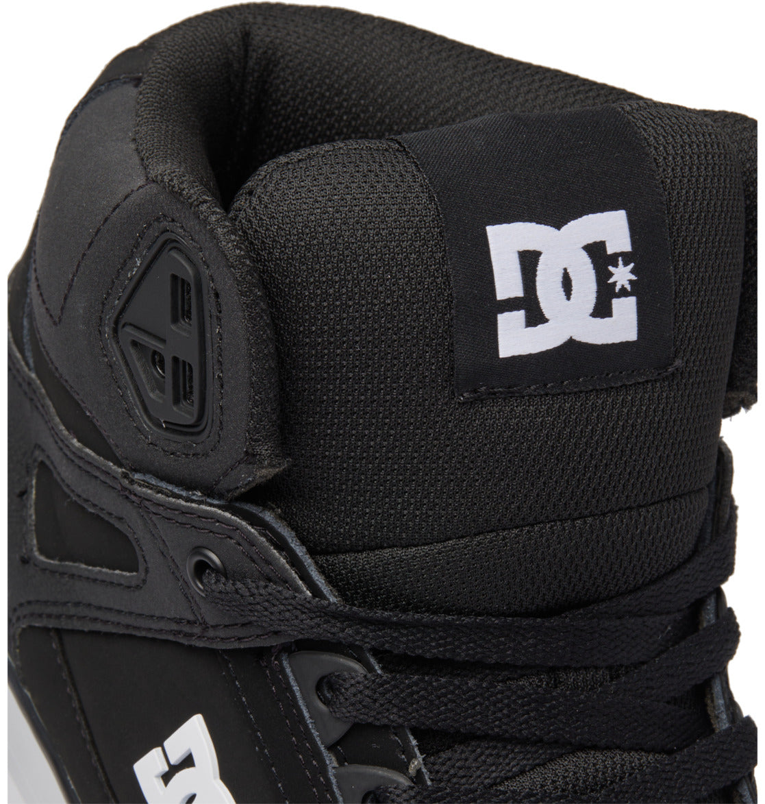 Men's Pure High-Top Shoes - Black/Black/White | DC Shoes