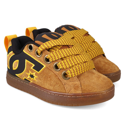 Men's Court Graffik Puff Shoes - Wheat/Gum | DC Shoes