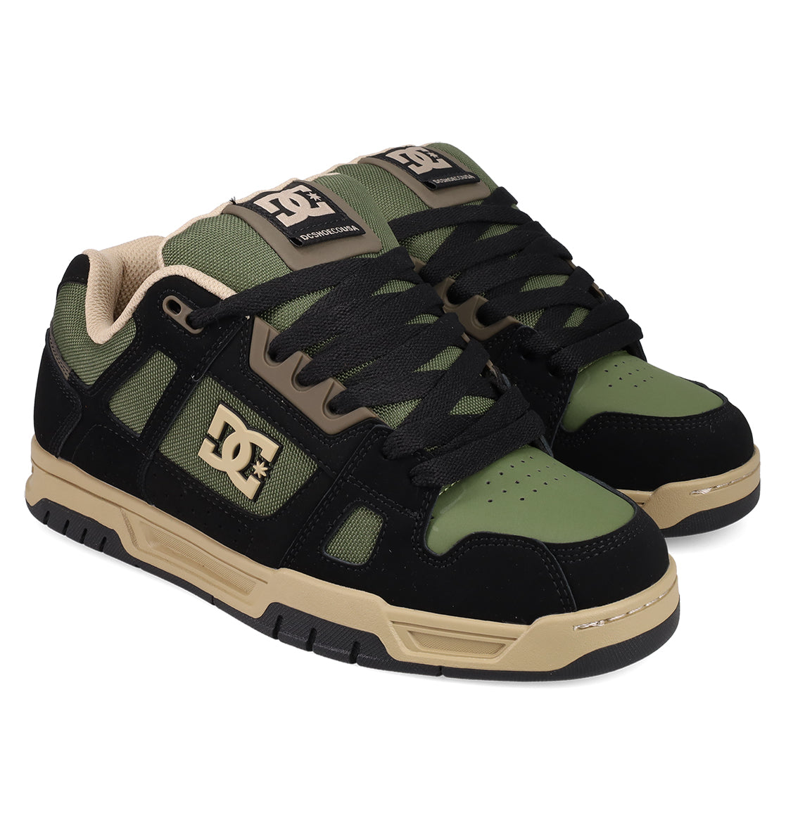 Men's Stag Shoes - Black/Olive | DC Shoes