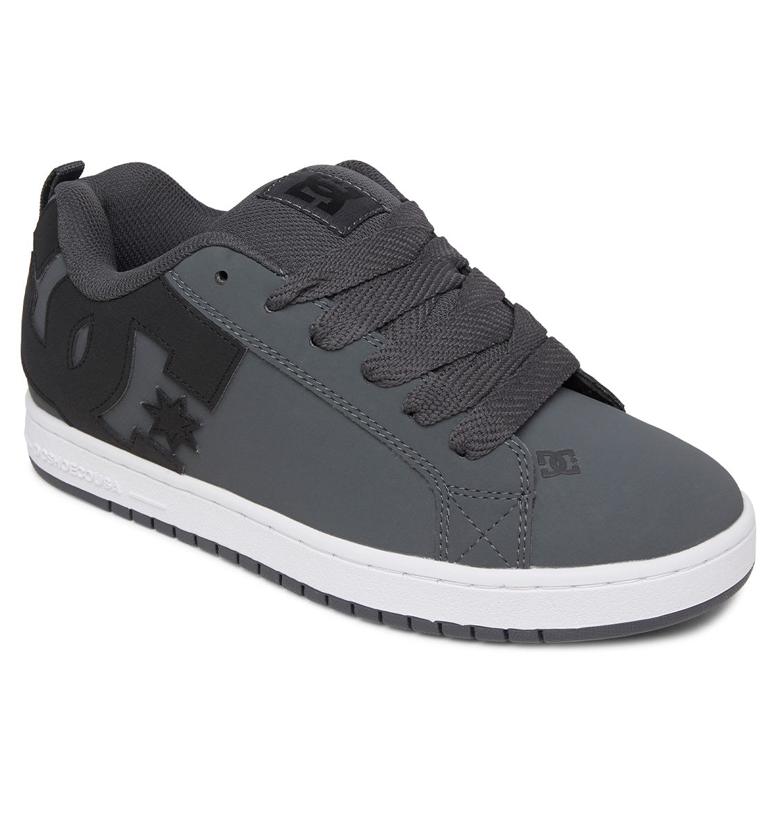 Men's Court Graffik Shoes - Dk Grey/Black/White | DC Shoes