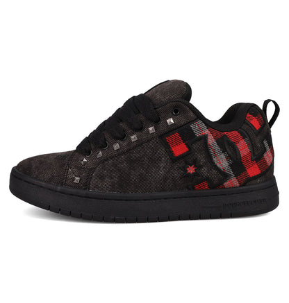 Men's Court Graffik SE Shoes - Black/Red | DC Shoes