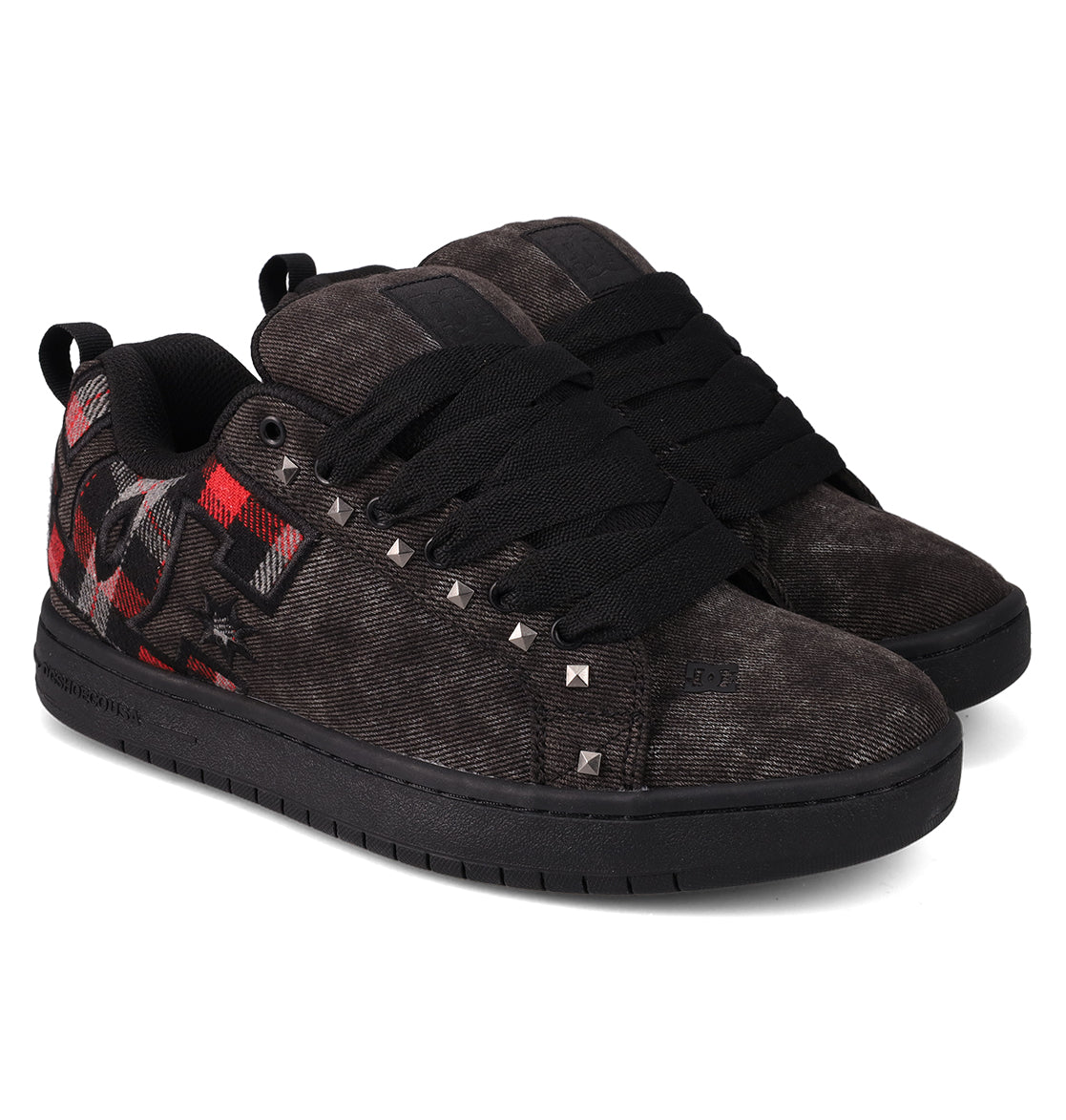 Men's Court Graffik SE Shoes - Black/Red | DC Shoes