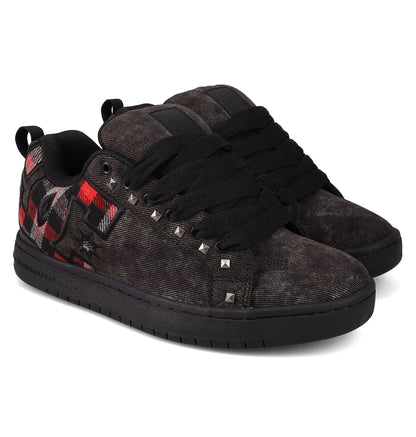 Men's Court Graffik SE Shoes - Black/Red | DC Shoes