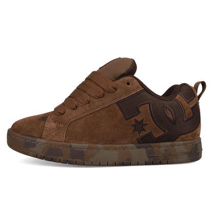 Men's Court Graffik SE Shoes - Brown/Dkbrwn | DC Shoes