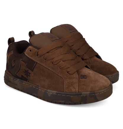 Men's Court Graffik SE Shoes - Brown/Dkbrwn | DC Shoes