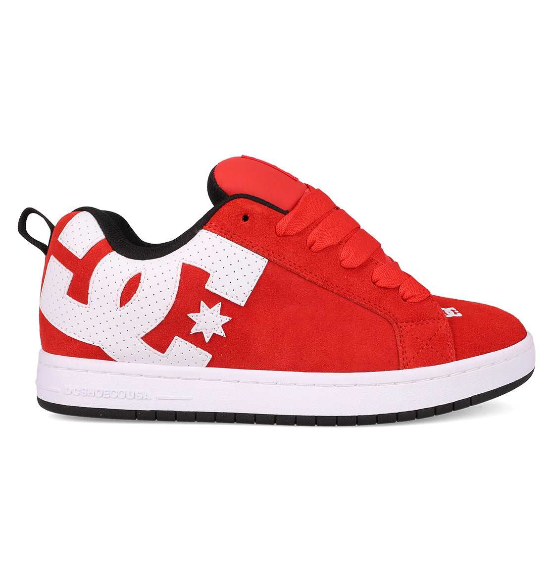 Men's Court Graffik SE Shoes - Red/White | DC Shoes