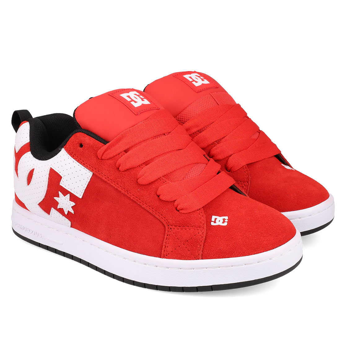 Men's Court Graffik SE Shoes - Red/White | DC Shoes