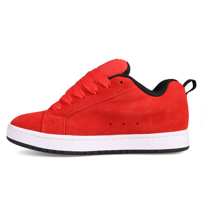 Men's Court Graffik SE Shoes - Red/White | DC Shoes