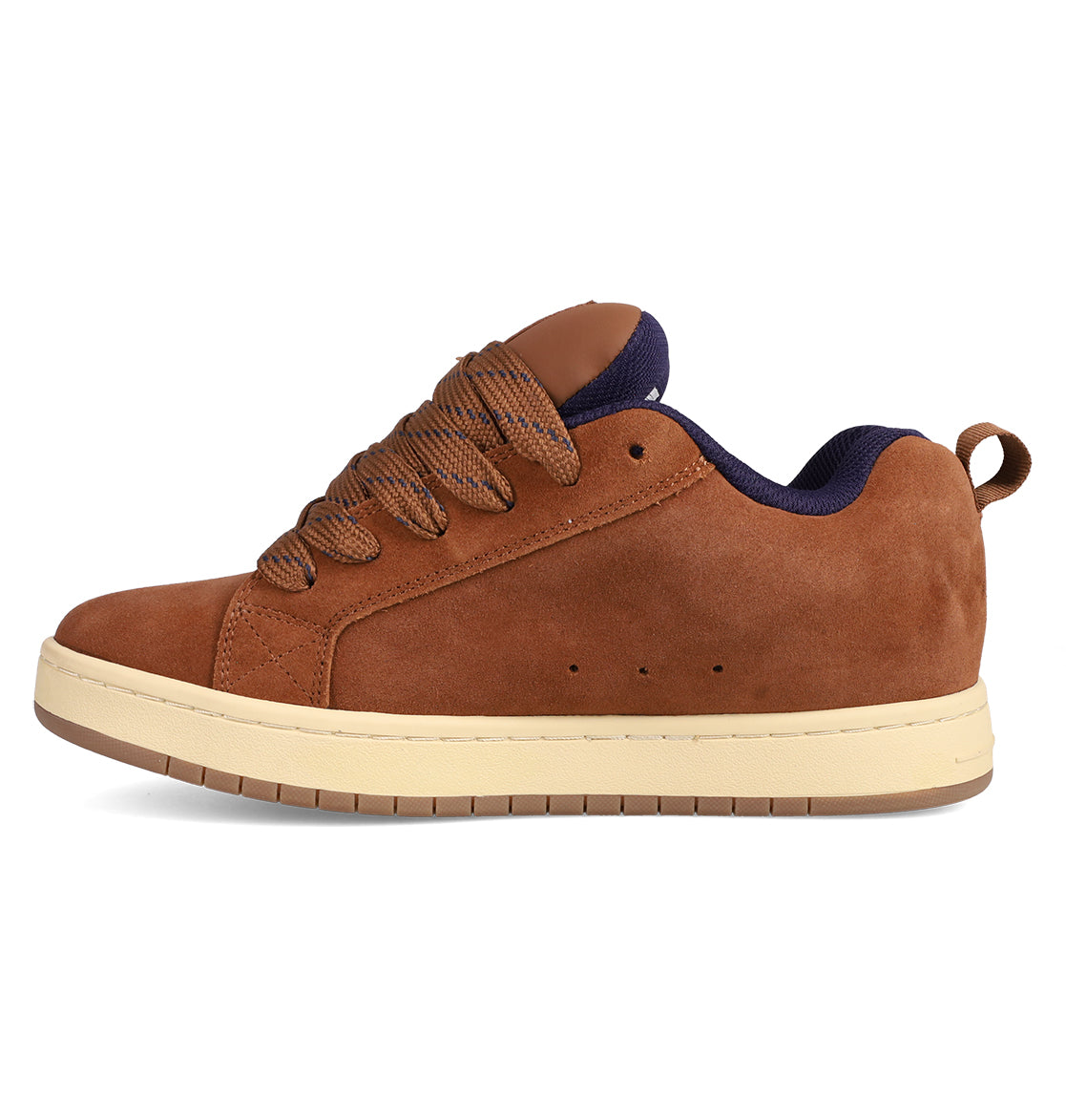 Men's Court Graffik SE Shoes - Brown/Navy/Gum | DC Shoes