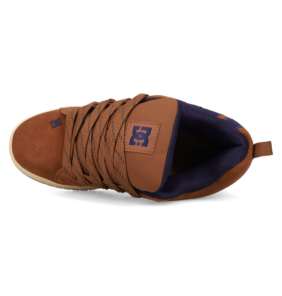 Men's Court Graffik SE Shoes - Brown/Navy/Gum | DC Shoes
