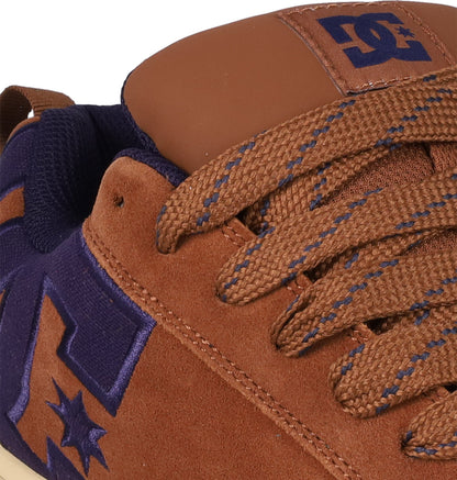 Men's Court Graffik SE Shoes - Brown/Navy/Gum | DC Shoes