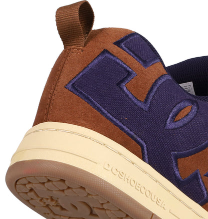 Men's Court Graffik SE Shoes - Brown/Navy/Gum | DC Shoes