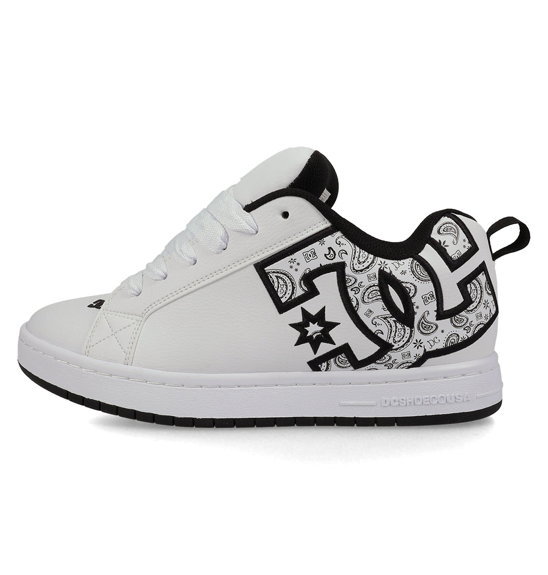 Men's Court Graffik Shoes - White/Black | DC Shoes