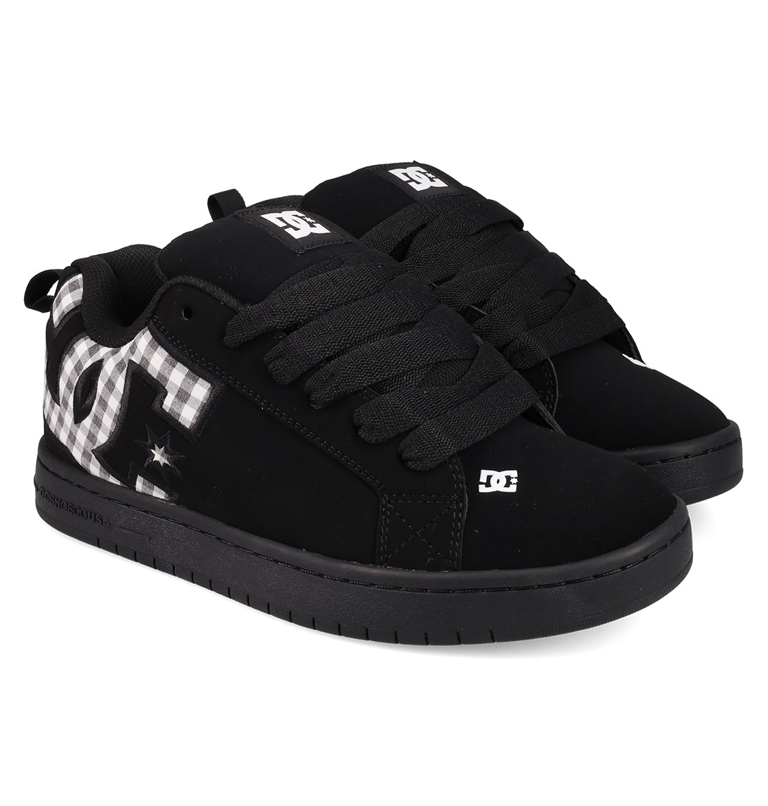 Men's Court Graffik Shoes - Black/White | DC Shoes