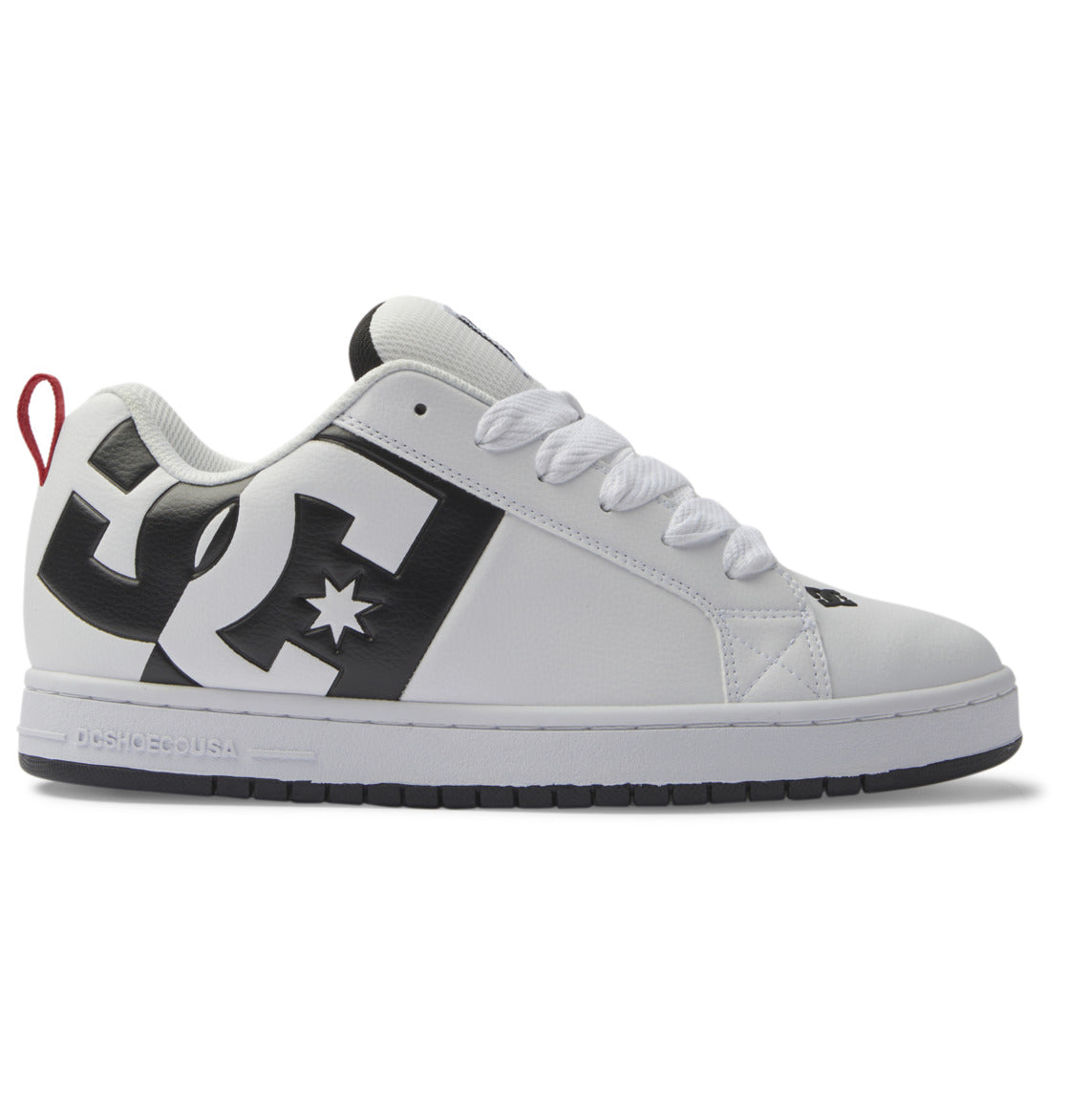 Men's Court Graffik Shoes - White/Black/White | DC Shoes