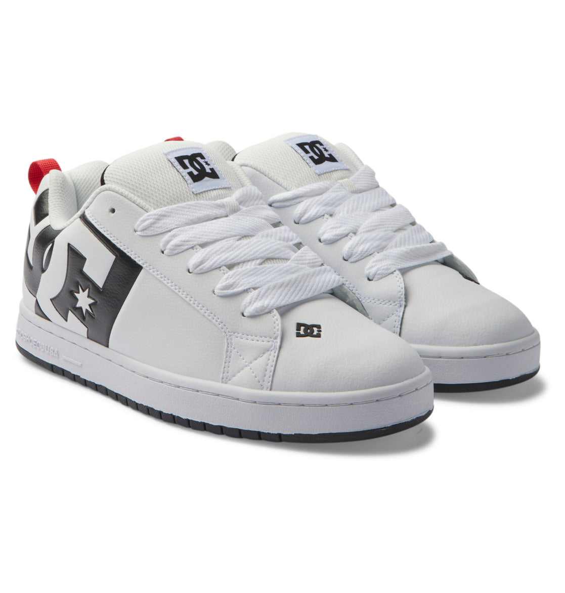 Men's Court Graffik Shoes - White/Black/White | DC Shoes