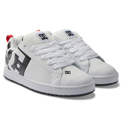 Men's Court Graffik Shoes - White/Black/White | DC Shoes
