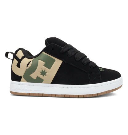 Men's Court Graffik Special Edition Shoes - Black/Tan/Olive | DC Shoes