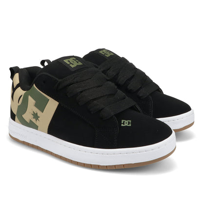 Men's Court Graffik Special Edition Shoes - Black/Tan/Olive | DC Shoes
