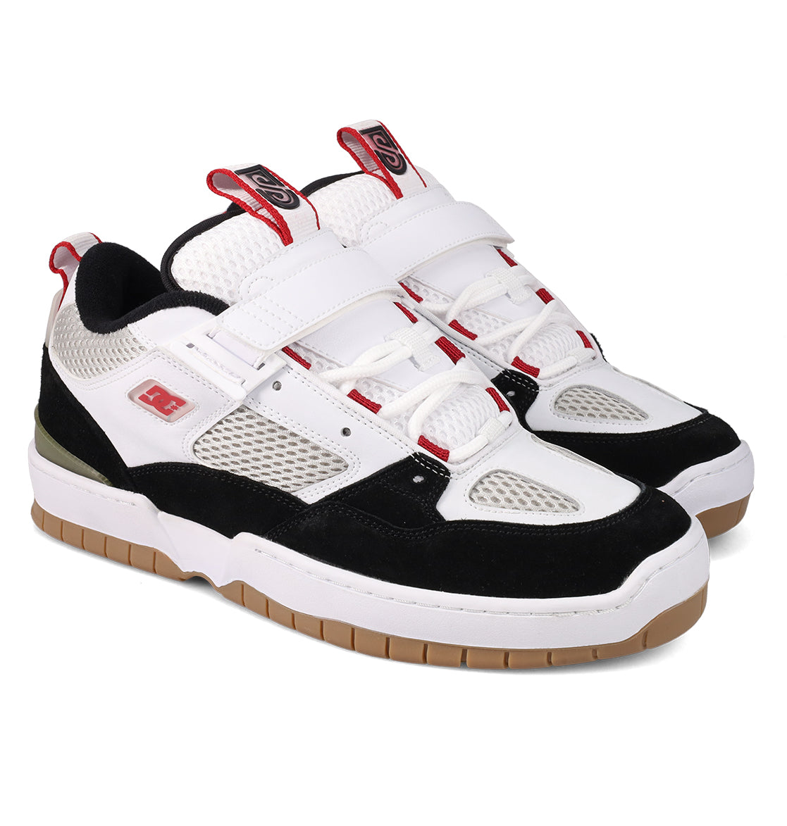 Men's JS-1 Shanahan Pro Skate Shoes - Black/White/Red | DC Shoes