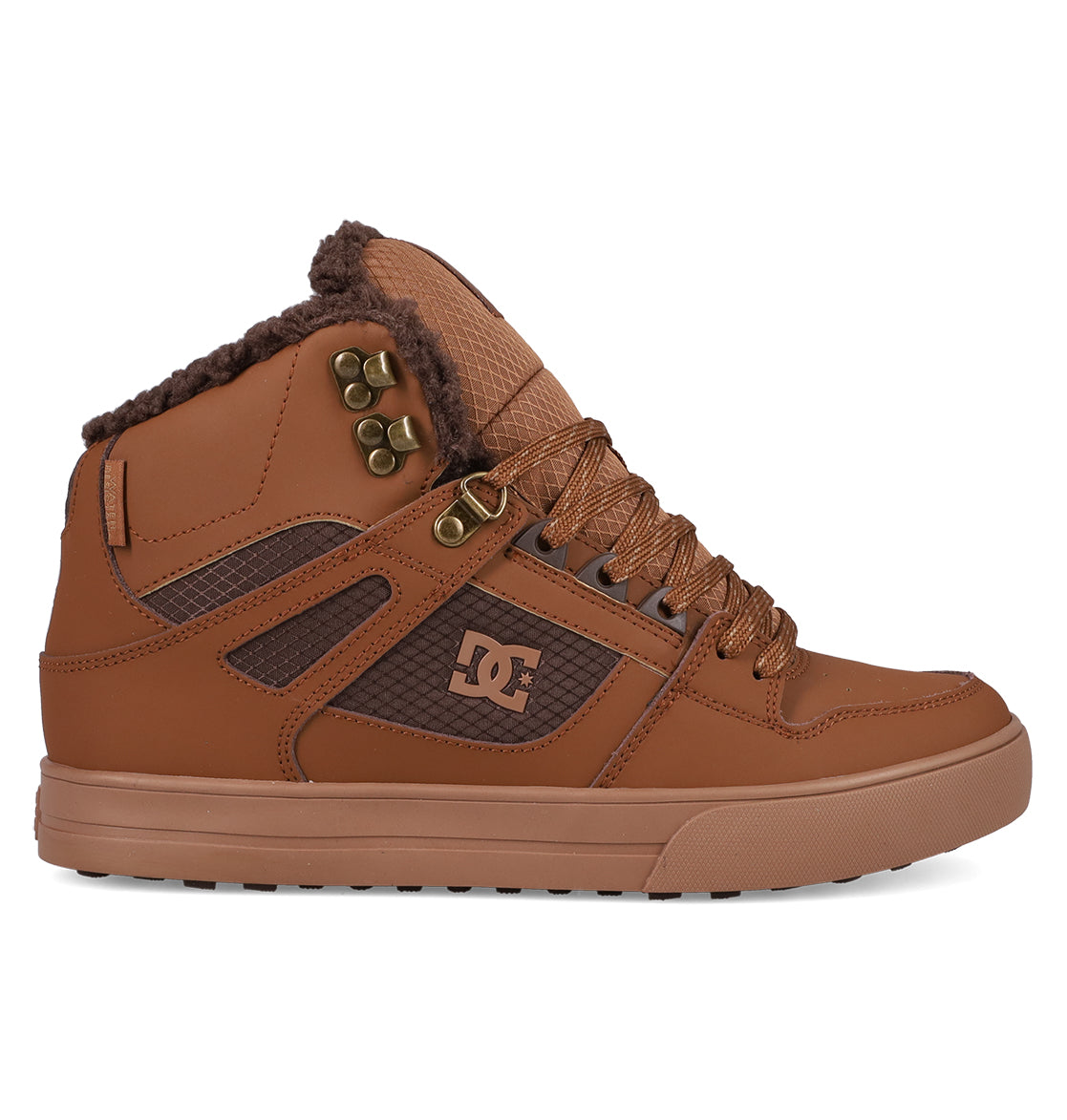 Men's Pure High-Top Winterized Boots - Brown/Dark Brown | DC Shoes