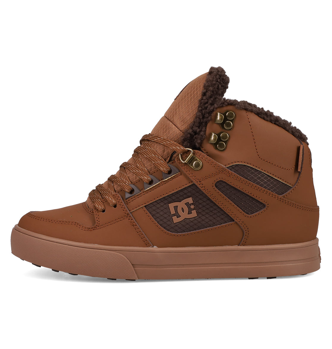 Men's Pure High-Top Winterized Boots - Brown/Dark Brown | DC Shoes