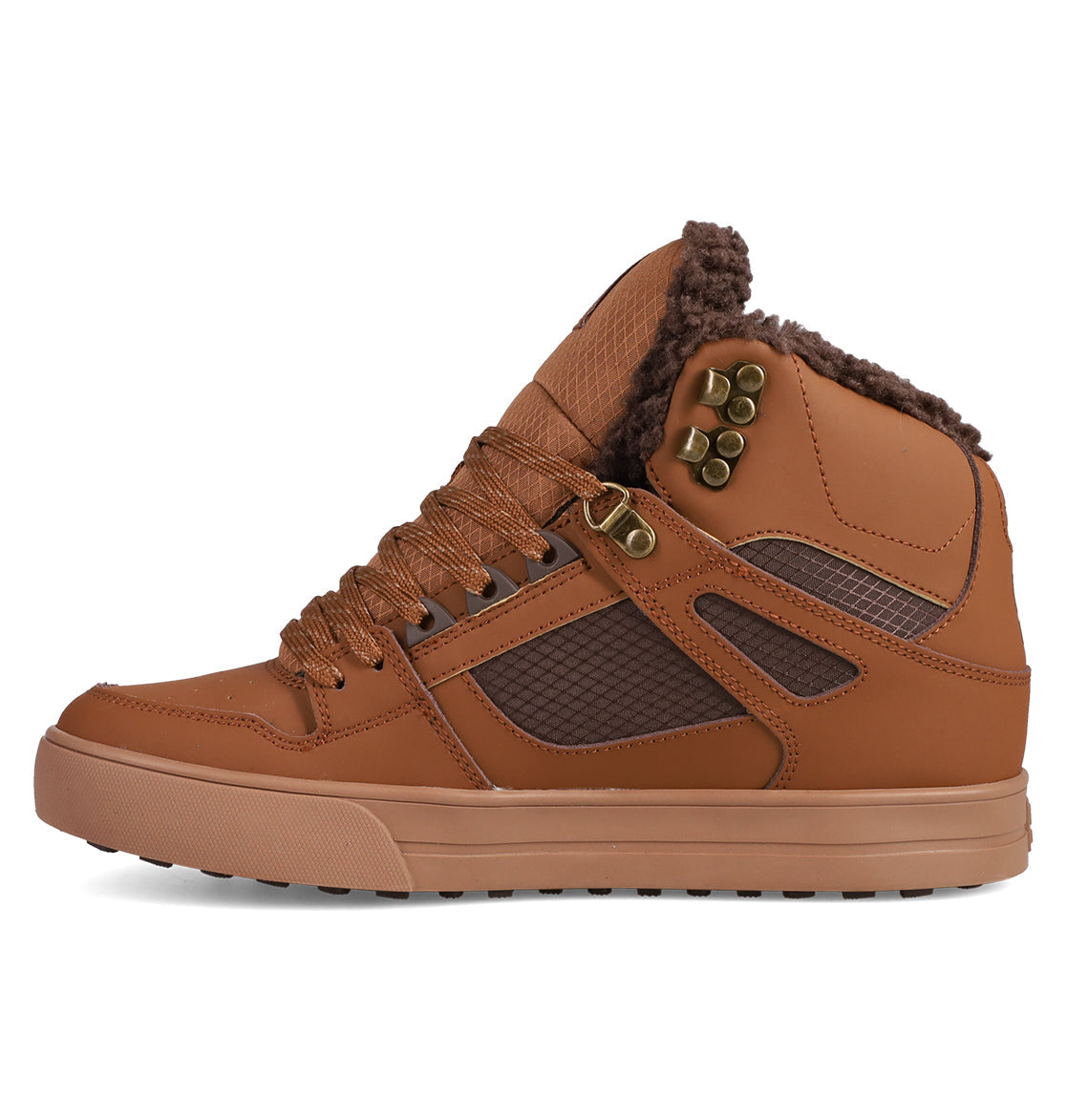 Men's Pure High-Top Winterized Boots - Brown/Dark Brown | DC Shoes