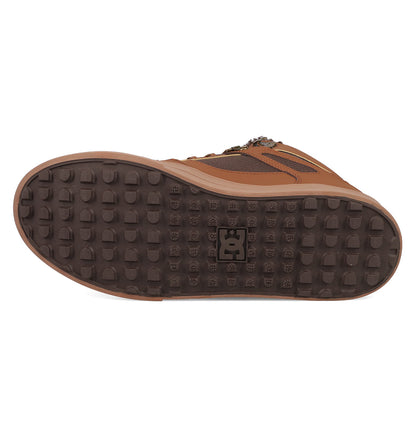 Men's Pure High-Top Winterized Boots - Brown/Dark Brown | DC Shoes