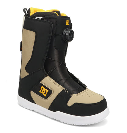 Men's Phase Boa Snowboard Boots - Black/Tan/Orange | DC Shoes