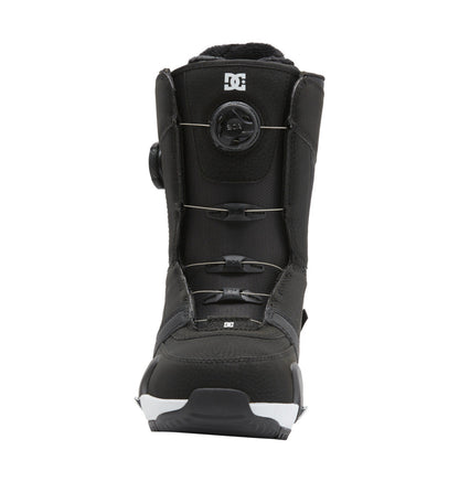 Women's Lotus Step On® Snowboard Boots - Black/White | DC Shoes