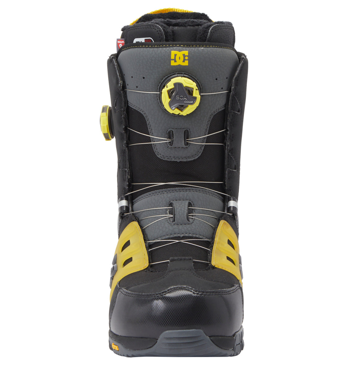 Men's Phantom BOA® Snowboard Boots - Black/Yellow | DC Shoes