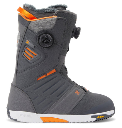 Men's Judge BOA® Snowboard Boots - Grey/Grey/Orange | DC Shoes