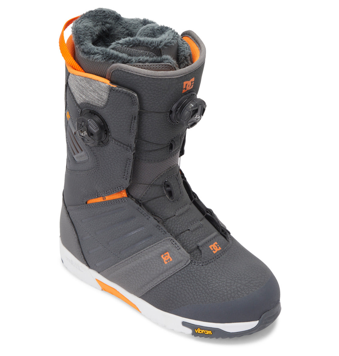 Men's Judge BOA® Snowboard Boots - Grey/Grey/Orange | DC Shoes
