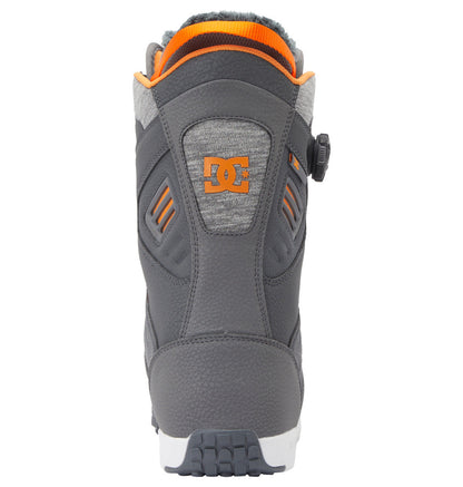 Men's Judge BOA® Snowboard Boots - Grey/Grey/Orange | DC Shoes