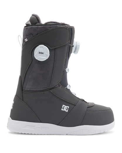 Women's Lotus BOA® Snowboard Boots - Dark Grey/White | DC Shoes