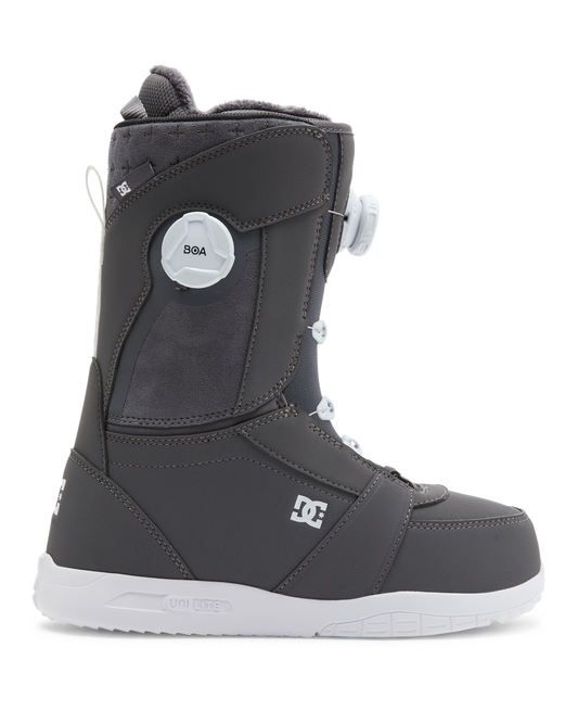 Women's Lotus BOA® Snowboard Boots - Dark Grey/White | DC Shoes