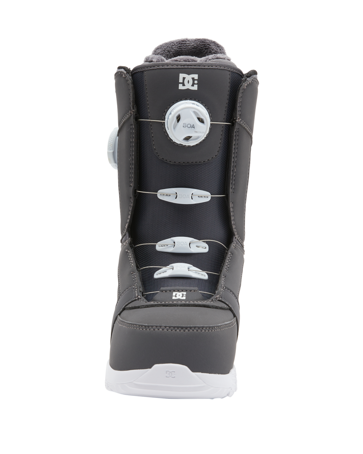 Women's Lotus BOA® Snowboard Boots - Dark Grey/White | DC Shoes