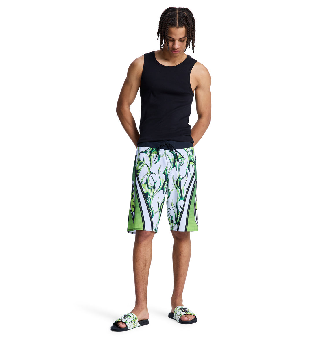 Men's Sylem 21" Boardshorts - Liquid Fuego White | DC Shoes