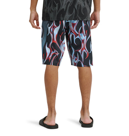 Men's Sylem 21 Boardshorts - Liquid Fuego Black | DC Shoes