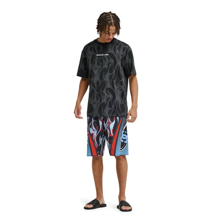 Men's Sylem 21 Boardshorts - Liquid Fuego Black | DC Shoes