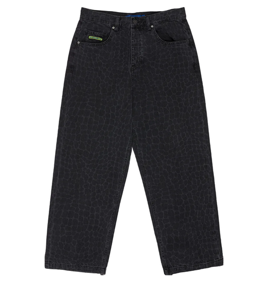 Men's Baggy Denim Snake Print Pants - Laser Scales Snake | DC Shoes