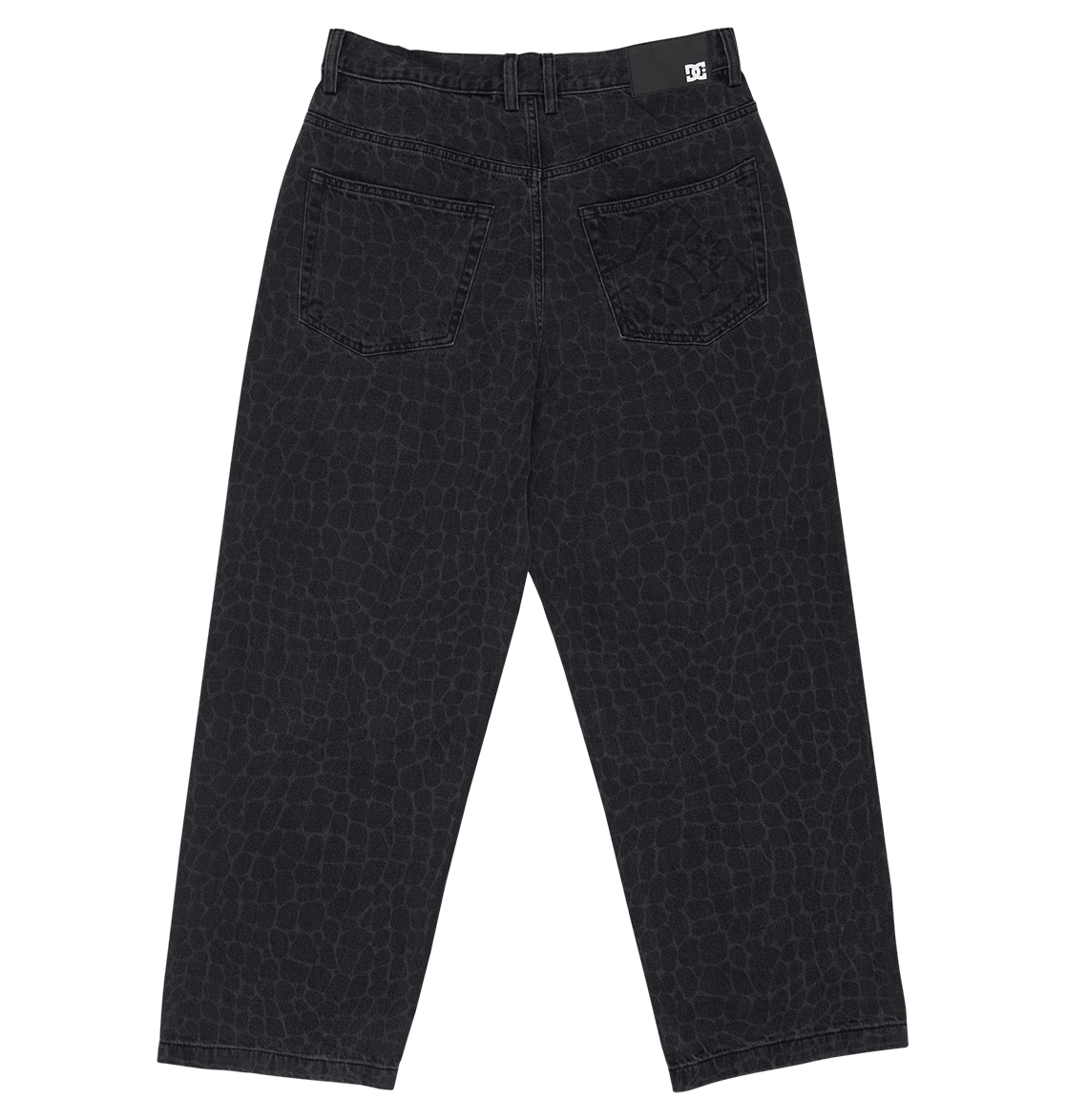 Men's Baggy Denim Snake Print Pants - Laser Scales Snake | DC Shoes