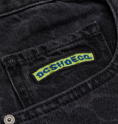 Men's Baggy Denim Snake Print Pants - Laser Scales Snake | DC Shoes