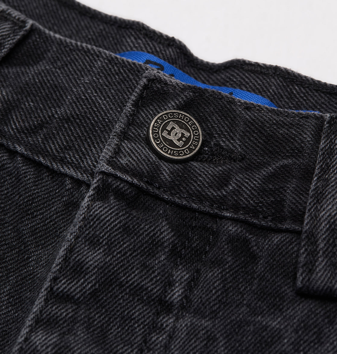 Men's Baggy Denim Snake Print Pants - Laser Scales Snake | DC Shoes